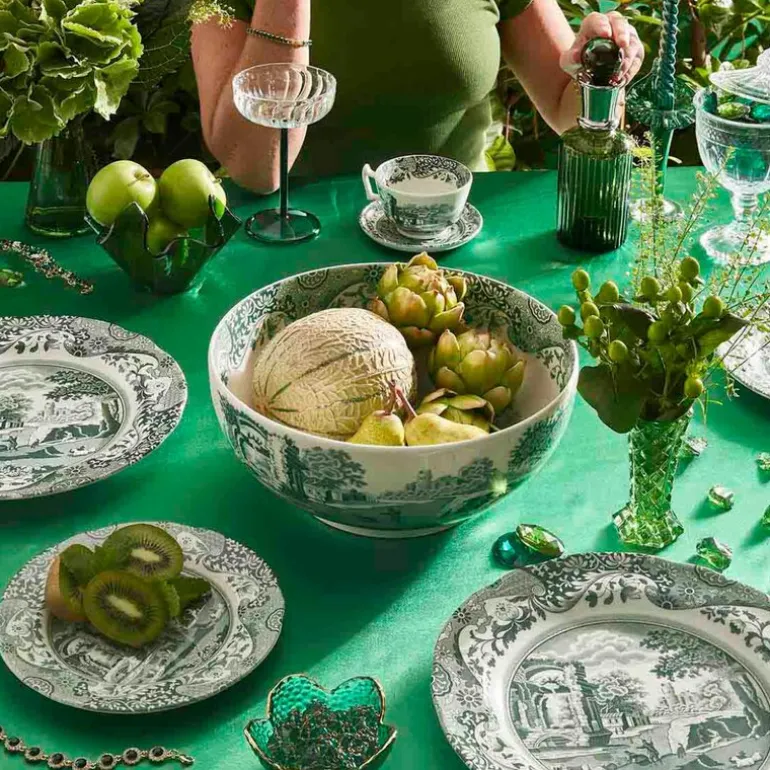 Heritage Green Italian rund skål 27,5 cm