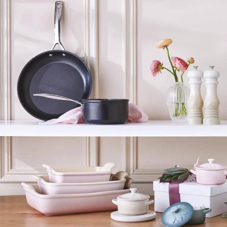 Heritage rektangulær form 32x24 cm shell pink