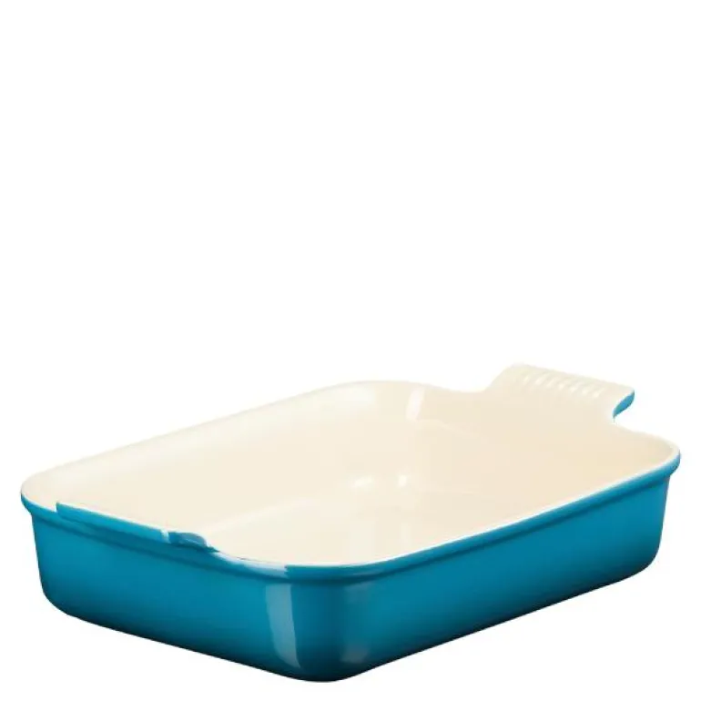 Heritage rektangulær form 32x24 cm deep teal