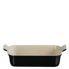 Heritage rektangulær ildfast form 26x19 cm black