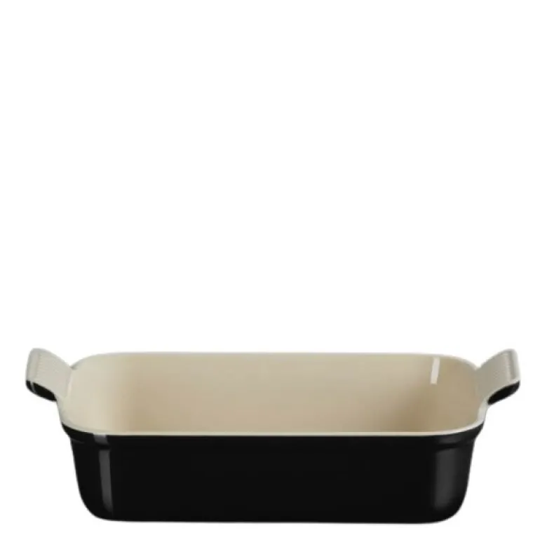 Heritage rektangulær ildfast form 26x19 cm black