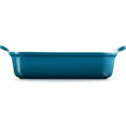 Heritage rektangulær ildfast form 26x19 cm deep teal