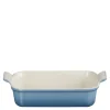 Heritage rektangulært ildfast form 26x19 cm chambray