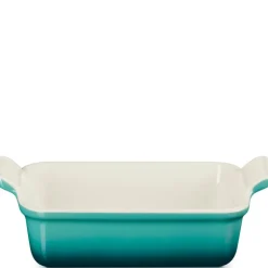 Heritage rektangulært serveringsfat 19 cm Bleu Riviera