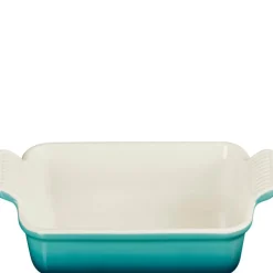Heritage rektangulært serveringsfat 19 cm Bleu Riviera