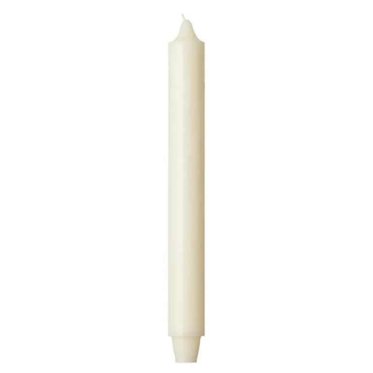 Herregårdslys 30 cm benhvit