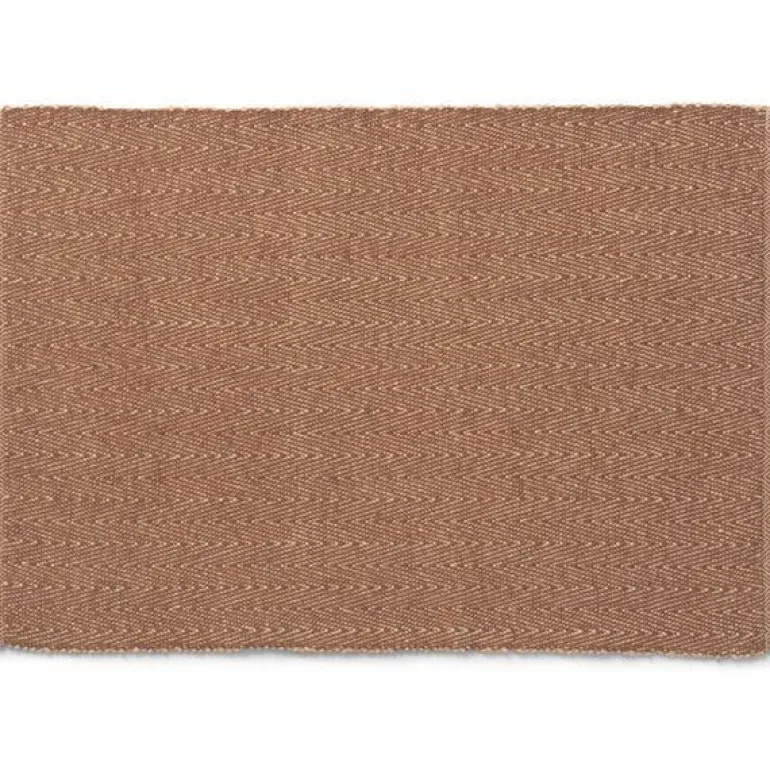 Herringbone brikke brun