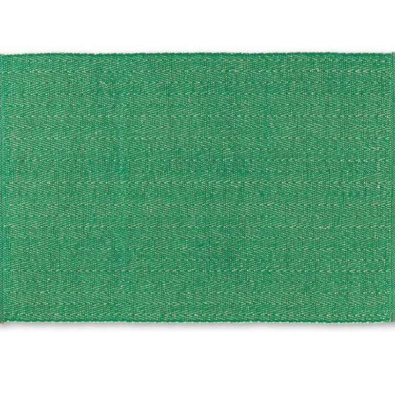 Herringbone brikke grønn