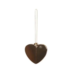 Hjerteåpner julepynt 7x7 cm farfar gullbelagt