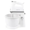 Håndmikser med bolle 3,4L HM-133014 400W hvit