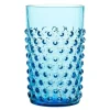 Hobnail glass 20 cl azure