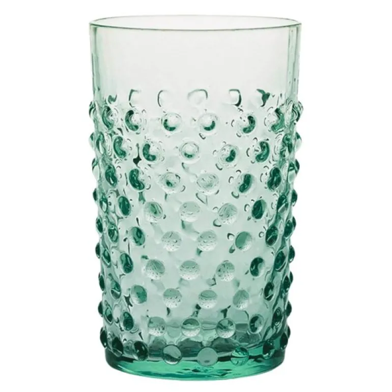 Hobnail glass 20 cl beryl