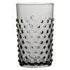 Hobnail glass 20 cl grey smoke