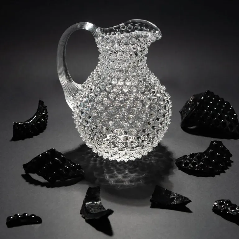 Hobnail karaffel 2L crystal