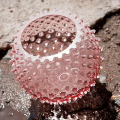Hobnail vase 25 cm rosaline