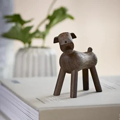 Hund Tim røkt eik 7,5 cm