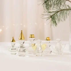 Husnisse juledekor 13,6 cm med gull lue