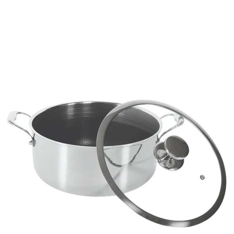 Hybrid kasserolle med lokk 5L 24 cm