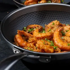 Hybrid wok 30 cm sølv/svart