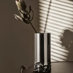 Hydraulic vase XL 32 cm stål