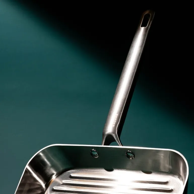 Ibili grillpanne 5-lag 28 cm rustfritt stål