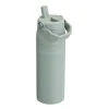 IceFlow Flip Straw 2.0 Bottle termoflaske 1,06L chalk