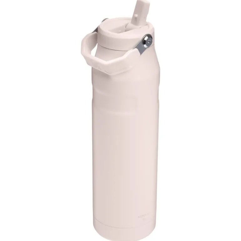 Iceflow flip straw tumbler termoflaske 0,7L rose quartz