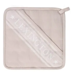 Icons gryteholder stjerne 25x25 cm beige/hvit