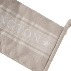 Icons grytevott stjerne 32x16 cm beige/hvit