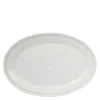 Icons ovalt fat 29x42 cm hvit/beige