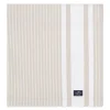 Icons stripete oxfordduk 180x180 cm beige/hvit