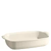 Ildfast form L rektangulær 42,5 x28 cm 4L krem