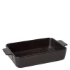 Ildfast form porselen 31x18 cm svart