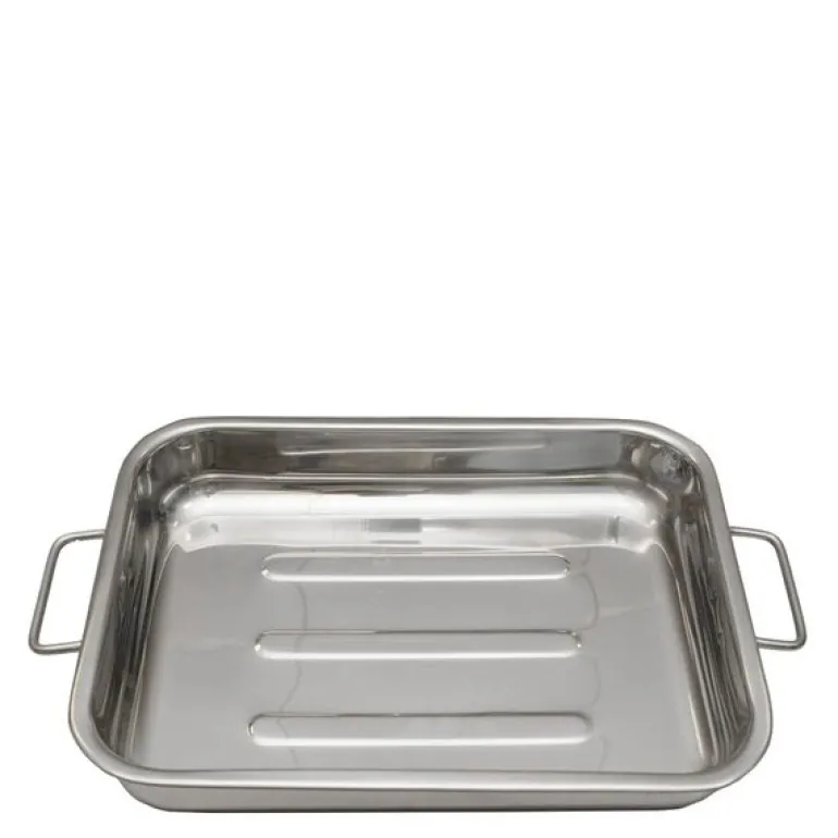 Ildfast form 30x24 cm rustfritt stål