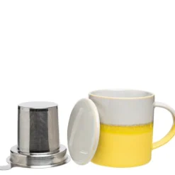 Industrial kopp med tesil og lokk 41 cl gul