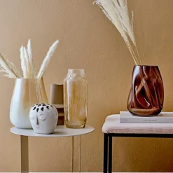Ingolf vase 26 cm brun