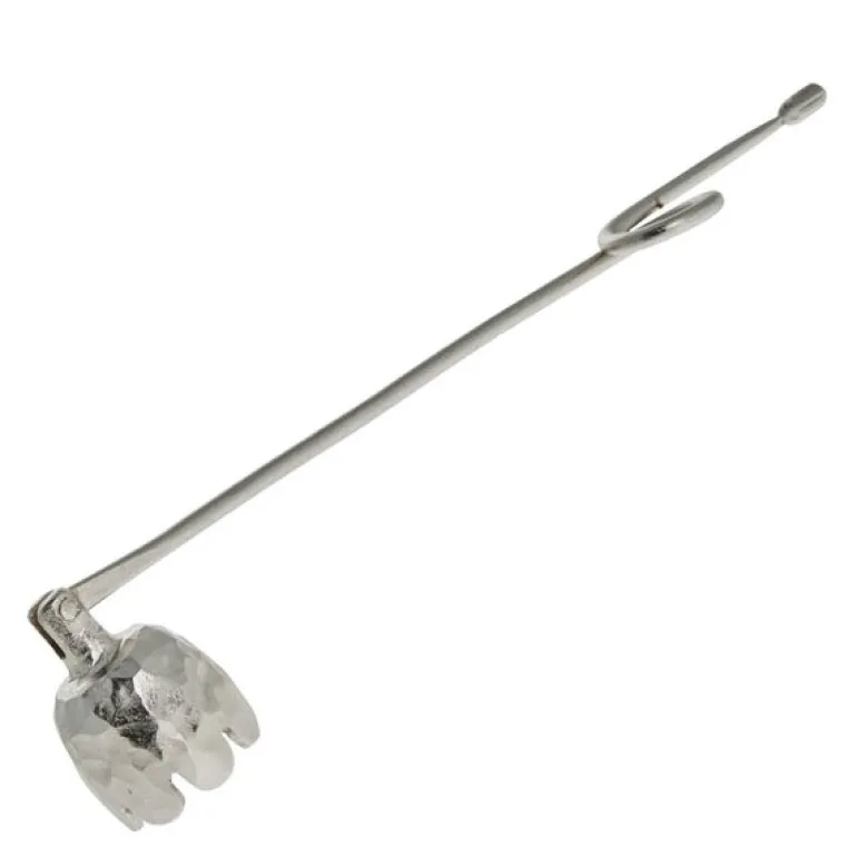 Ingrid lyseslukker 25 cm sølv
