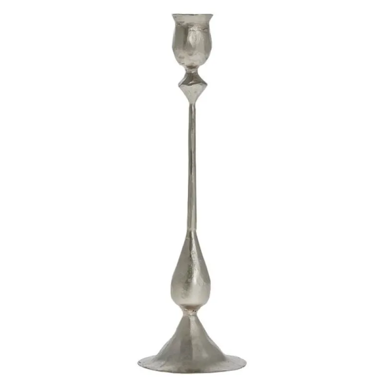 Ingrid lysestake 27 cm sølv