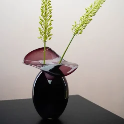 Iris vase 30 cm lilla