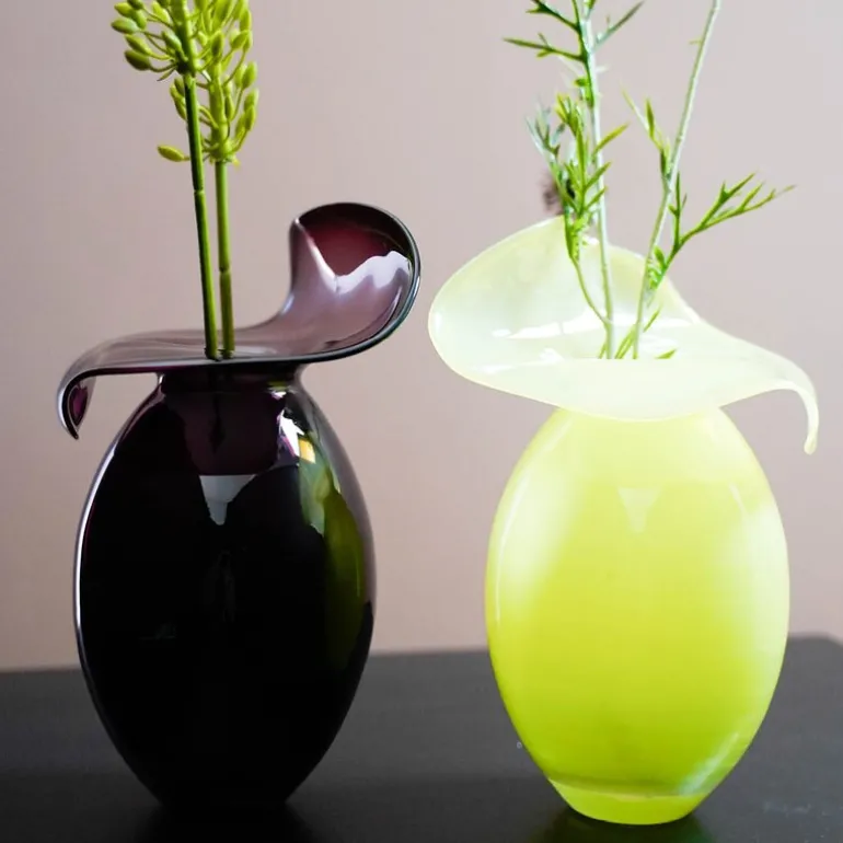 Iris vase 30 cm lilla