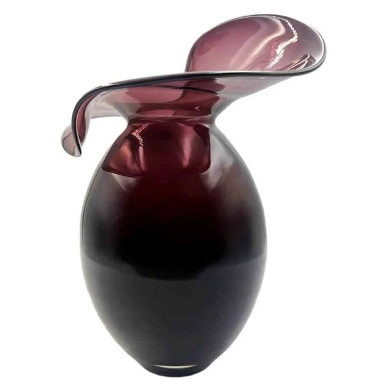 Iris vase 30 cm lilla