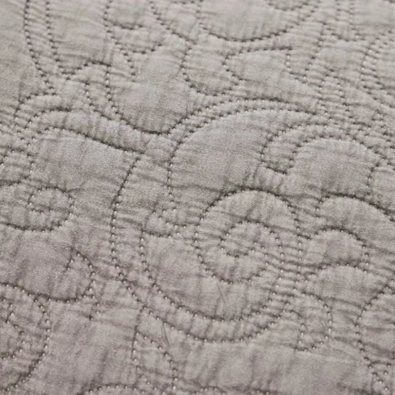 Isabelle sengeteppe 260x240 cm mørk grå