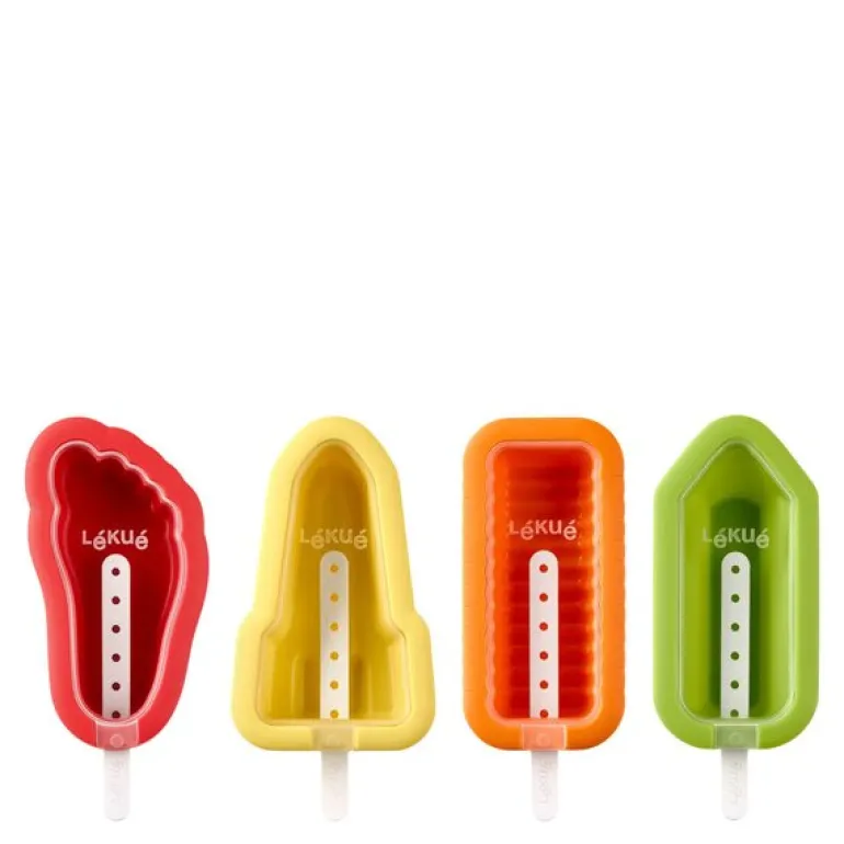 Iskremformer med ulike figurer 4 stk multi