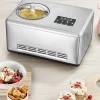 Iskremmaskin EZ7406 med yoghurtfunksjon og iskrembeholder 2 stk x 2L
