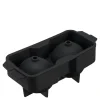 Iskuleform i silikon 17,5x9,6x6,3 cm svart