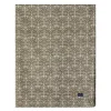 Jacquard duk 180x180 cm ornament beige/mørk oliven