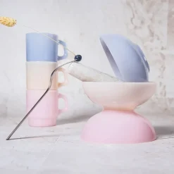 Jade skål 40 cl lys rosa