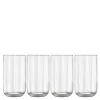 Jazz ølglass/longdrinkglass 45 cl 4 stk