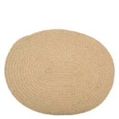 Jesper dekkebrikke 45x35 cm oval natur
