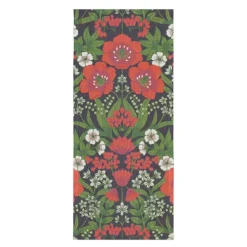 Julblomster bordløper 35x80 cm rød